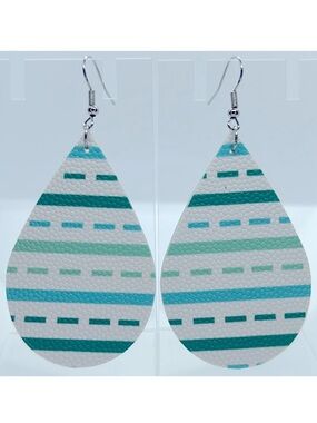 Faux Leather Dangle Earrings Fashion Jewelry